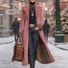 Autumn Winter Long Velvet Suit Jacket Female Fashion Commute Style Contrast Color Patchwork Lace Independent Station