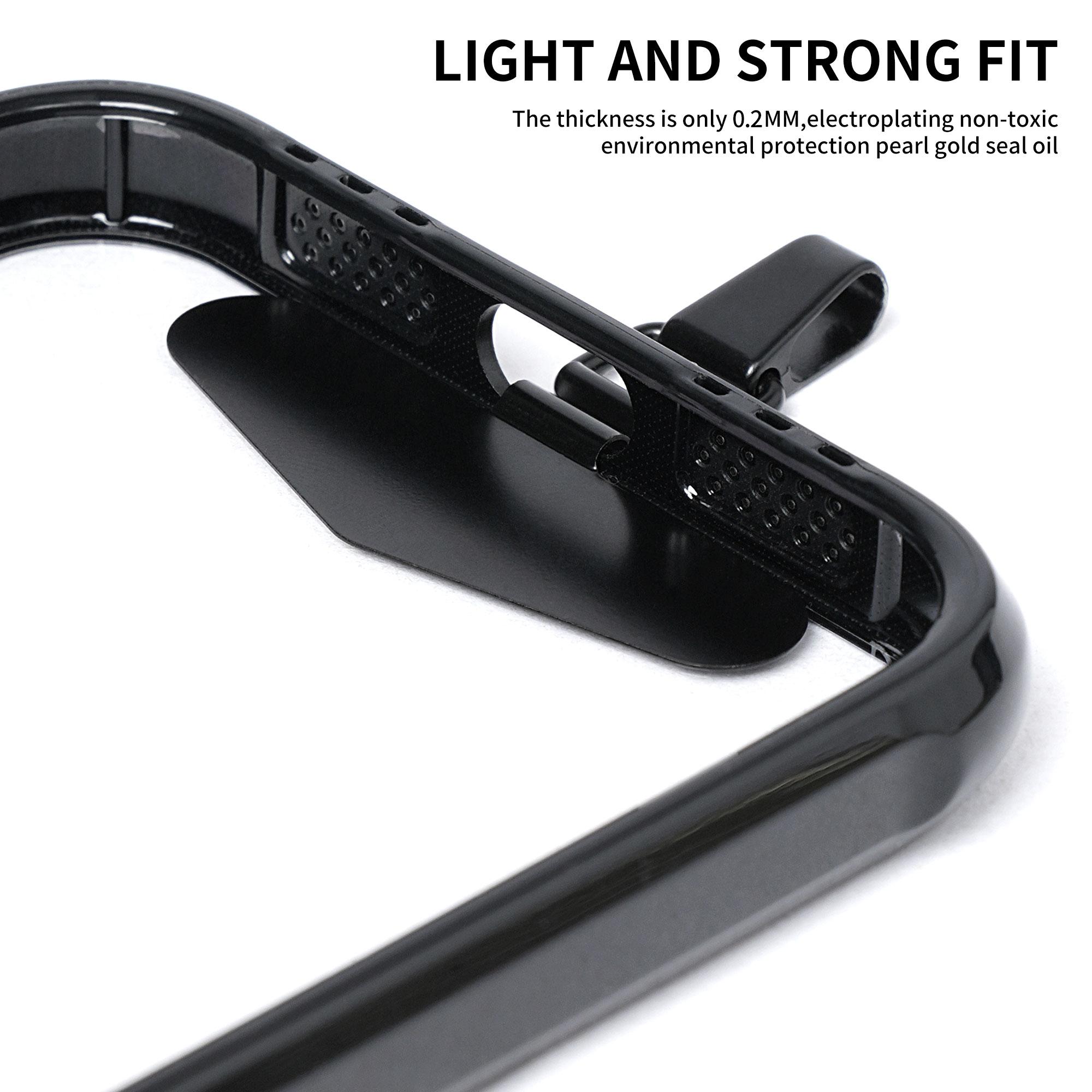 

Phone Tether Tab Triangle Metal Patch Pad for Phone Lanyard Strap Black