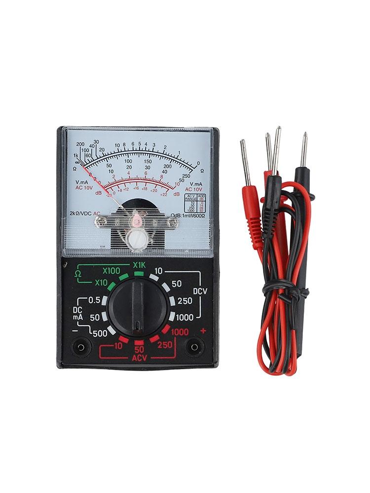 Voltmeter Ammeter Resistance Meter Analog 250mA Multimeter DC/AC 1000V Multimete