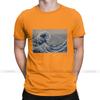 Hokusai Meets Fibonacci Sequence Men S T Shirt Golden Ratio Math T Shirts Technical Geek Vintage