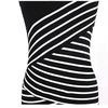 Womens Elegant Fashion Summer V Neck Stripe Party Bodycon Pencil Dress Office