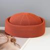 Fashion Elegant Style Mesh Breathable Beret Casual Knitting Hard Melon Peel Hat Stiff Brim Lightweight Sun Hat Outdoor Use