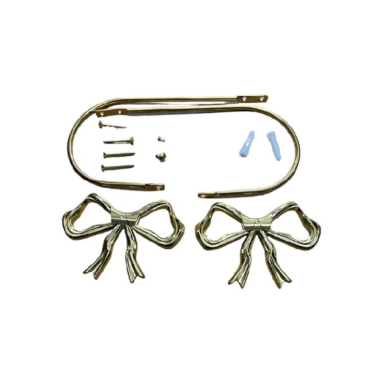 

Elegant Yellow Colored hoop Tiebacks For French Openings And Room Dividers