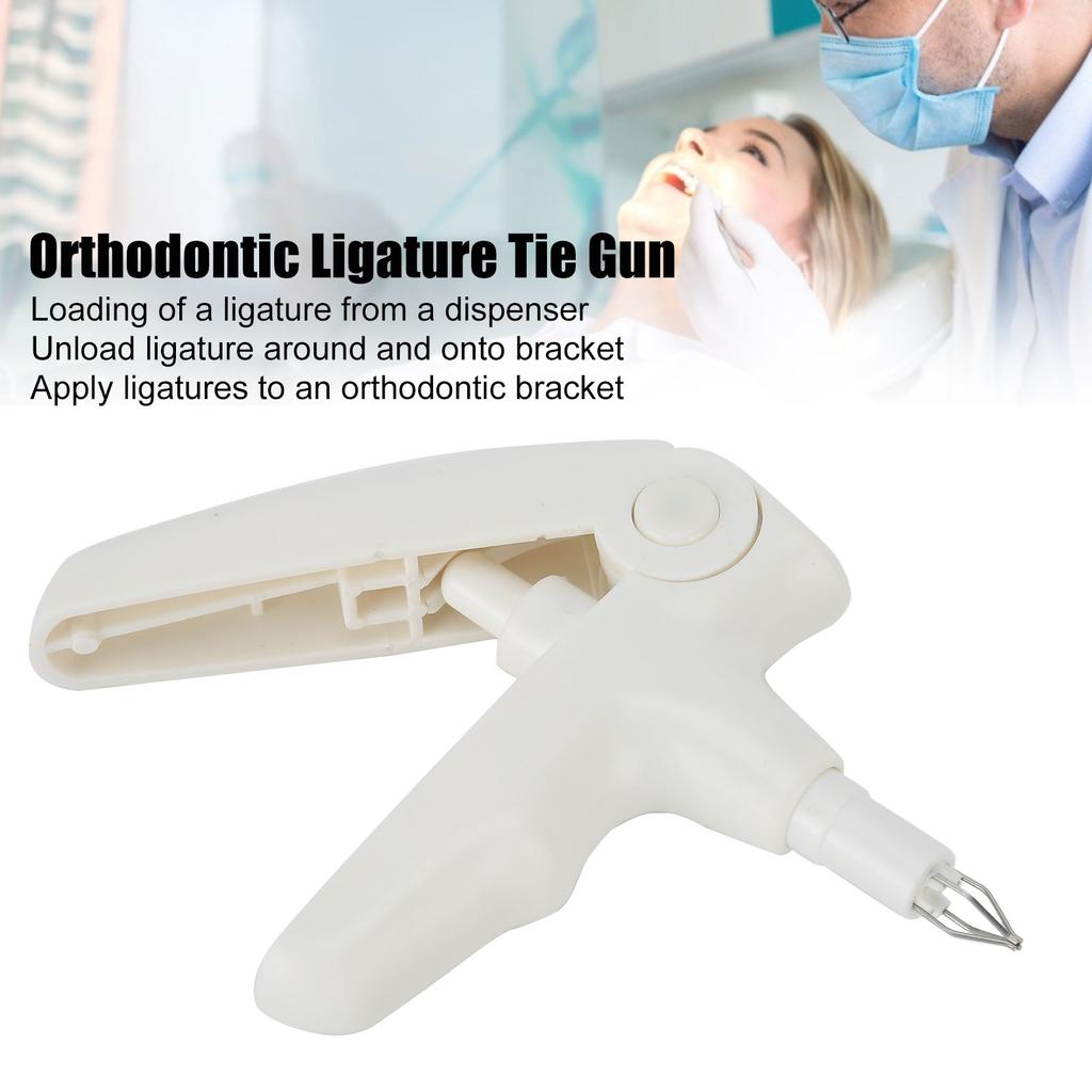 Dental Orthodontic Ligature Tie Gun Dental Orthodontists Tools Applicator Dispenser