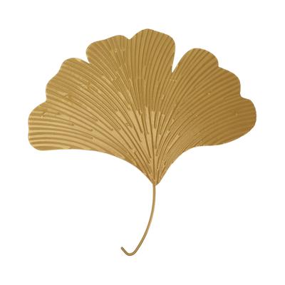 Ginkgo Biloba Hängedekorationen DIY Elegant Modern Lichtecht Eisen Metall Ginkgo Biloba Wandkunst für