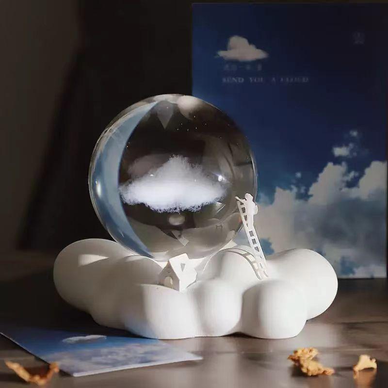 Cloud Night Light for Home Decoration, Creative Crystal Ball, Bedroom Atmosphere Light Diffuser, Birthday Gifts
