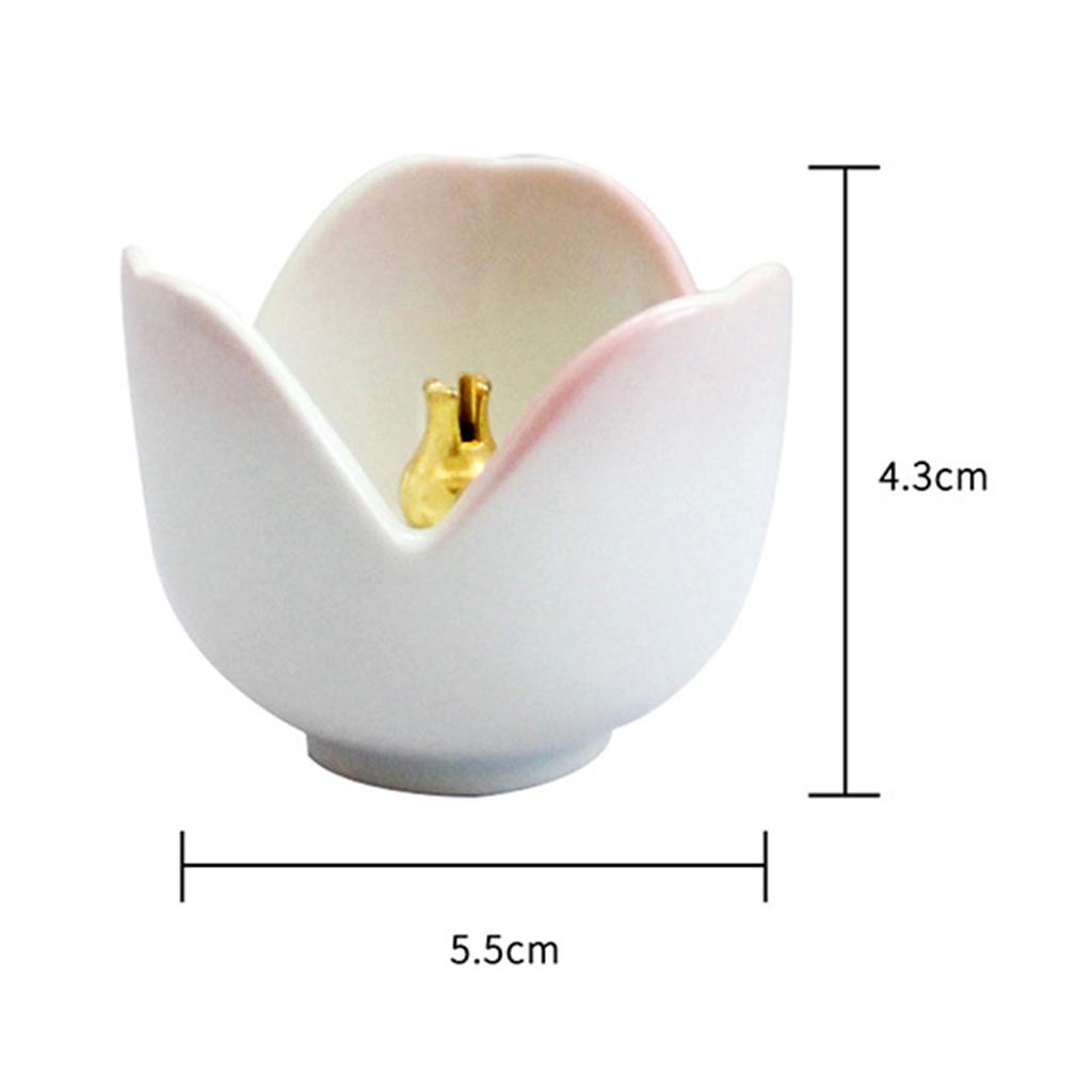 Flower Stick Incense Burner and Cone Incense Holder Cone Coil Incense Burner with Detachable for Home Office Yoga Meditation