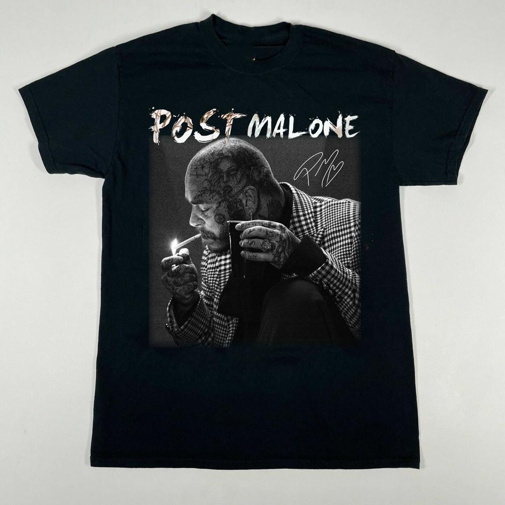 

Post Malone Cotton Black Shirt Men All size S-345XL Gift For Fan - Free Shipping L