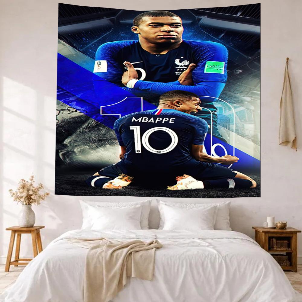 Mbappe'S Style Wall Decor Tapestry Art For Pet Memorial Birthdaywedding Party Backdrop Family Gift