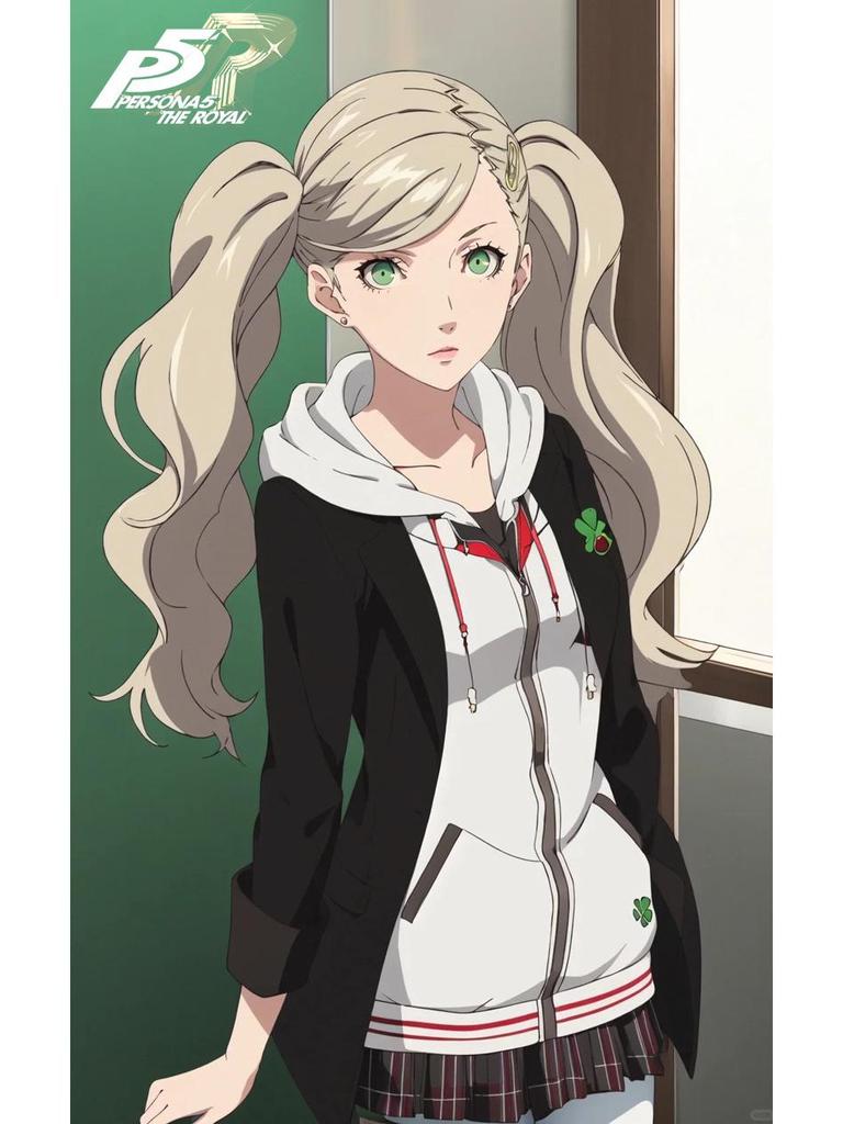 Persona 5 Ann Takamaki Cosplay-Outfit für Damen – Anime-Convention & Halloween-Set