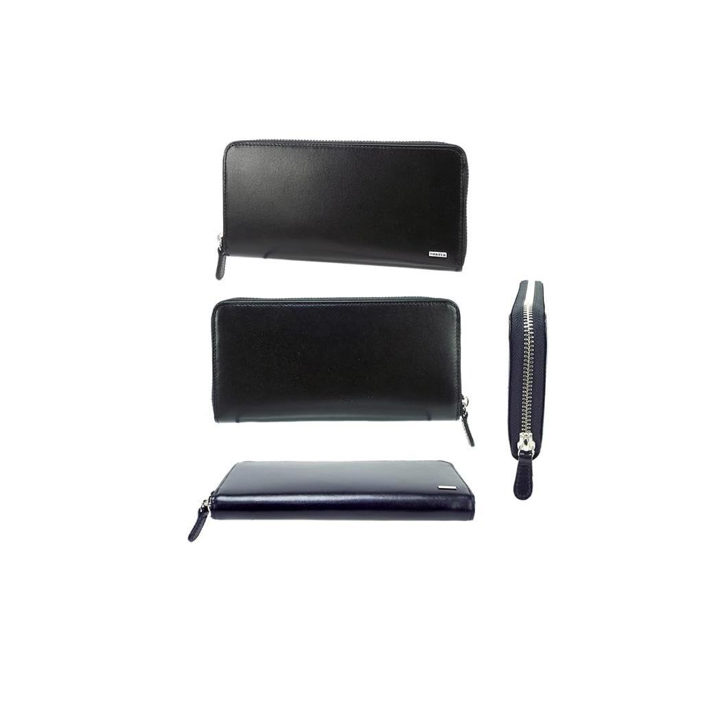 Porter SHEEN Long Wallet with Zip-Around Leather (BrownBRN)