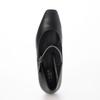 Himiko 5cm Heel Square Toe Strap Pumps/600004 Black 230