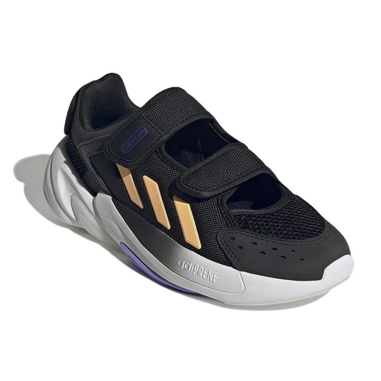 Adidas Originals Ozelia Fabric Leather Retro Sports Mary Jane Durable Low-Top Lifestyle Shoes Women Sneakers Black GZ6241