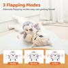 Cat Toys Flapping Bird (No Flying), Lifelike Sandpiper Chirp Tweet, Rechargeable Touch Activated Kitten Toy Interactive Cat Exercise Toys for All Bree