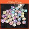 Sferă Aura Arc Rainbow Alb Natural Cristal de Cuarț Titanic Sămânță Sferă de Cristal Cu Culori Vibrante