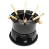 Removable Fondue Set easy to clean with 6 Forks Pot for Chocolate Sauces Caramel