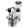 Küchenmaschine, 6 L Elektrische Küchenmaschine, 1500W Teigkneter, 6+P Geschwindigkeiten Kippkopf-Küchenmixer mit 1,5 L Mixbecher, Edelstahlschüssel, Knethaken,