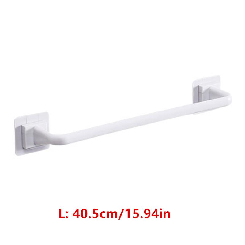 Multifunction Wall Mount Towel Rack Single Bra Self Adhesive Pot Lid Holder Non-Drilling for Kitchen Bathroom Hanging Shelf