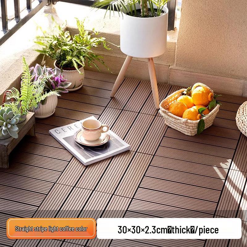 

Водонепроникне Нековзне ПВХ Зовнішнє Покриття для Підлоги для Реновації Балкона та Тераси Single Piece Price (11 pieces per sq. meter)