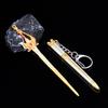 1Pcs Unopened Blade Pendant Keyring Zinc Alloy Metal  Of Famous Ancient Sword Keychain Charms Children'S Gifts