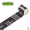Creative Transportation Railway Road Craft Masking Tape DIY Scrapbook Sticker Labels 1.89 Inch for Car Games