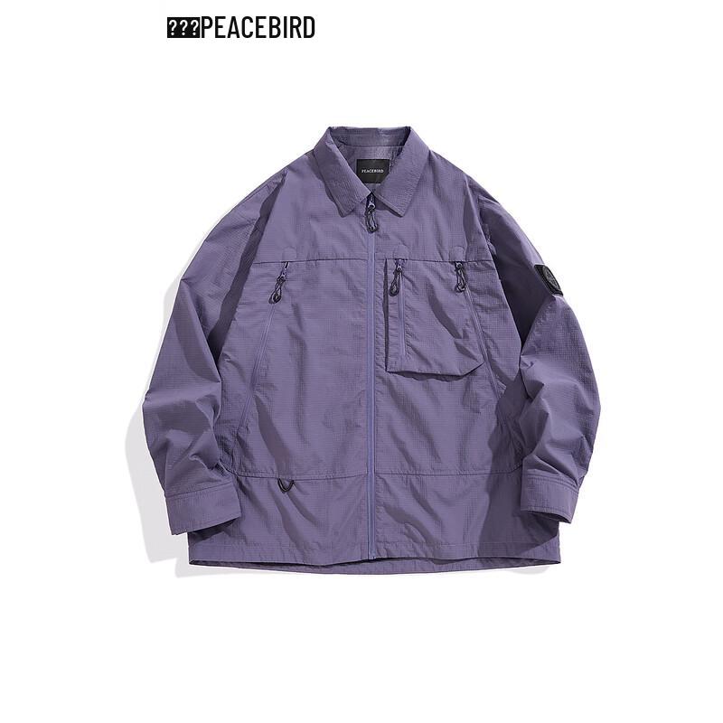 Peacebird Men's Outdoor Textured Workwear Jacket