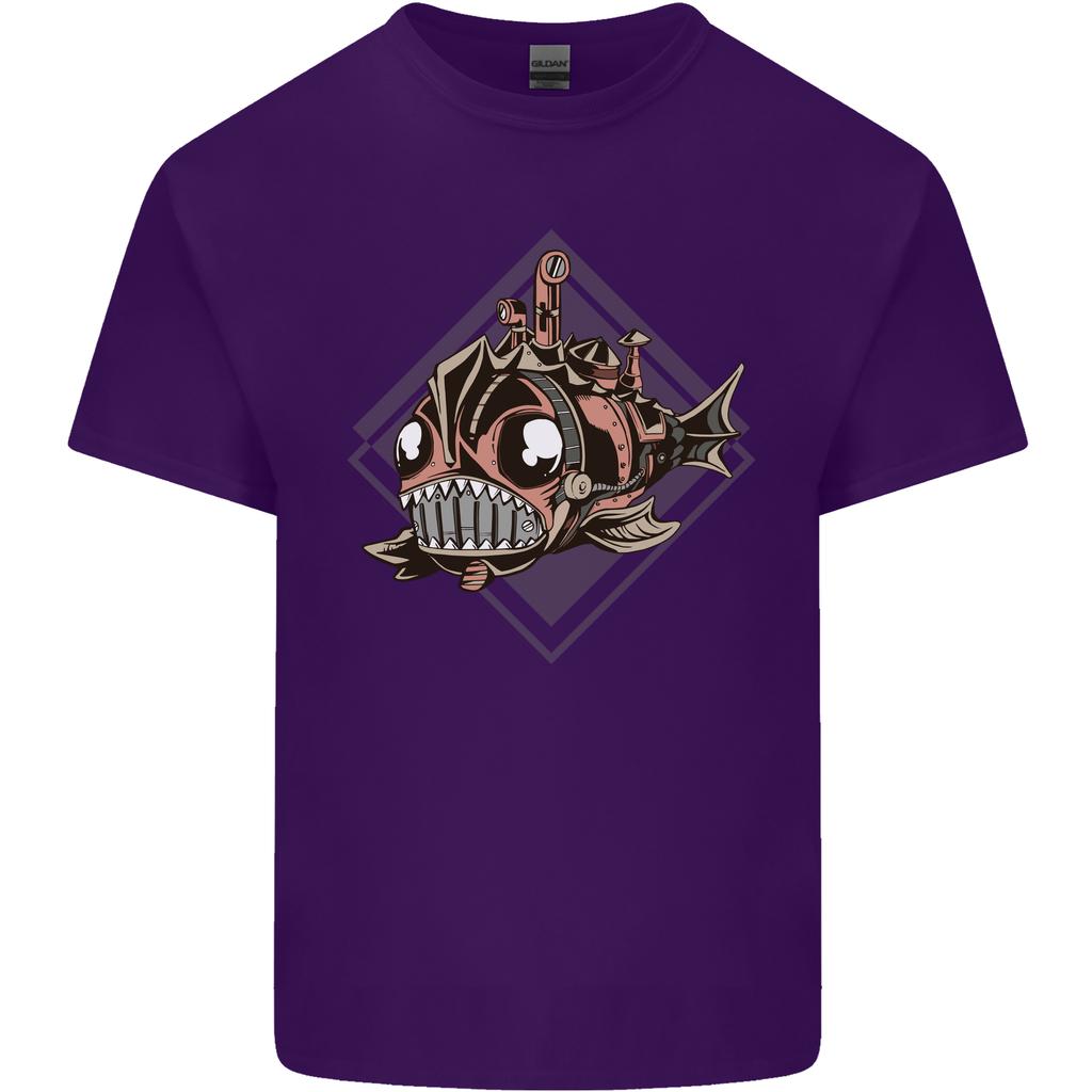A Steampunk Fish Unisexs Light Cotton TShirt