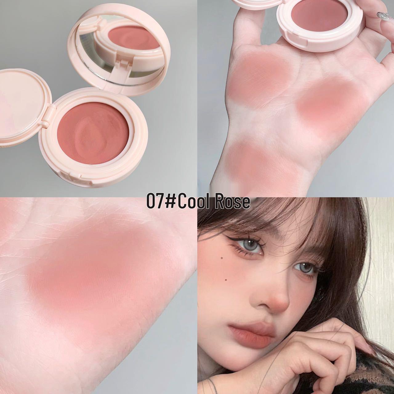 

Daimanpu Monochrome Cushion Blush: Long-lasting Matte Nude in Milk Pink for a Girlish Glow.