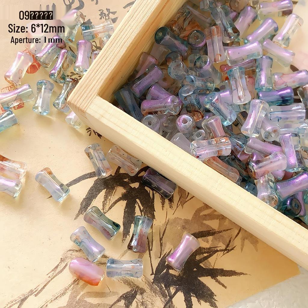 Chinese Bamboo Lampwork Spacer Beads for DIY Jewelry