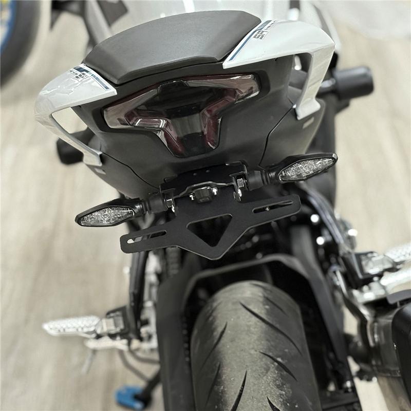 Fit For 250SR 300SR 450NK 450SR Motorcycle License Plate Holder Rear Short Tail Stock Light Tailstock Holder Fender Eliminator