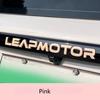 For Leapmotor T03 Trunk Letter Emblem Sticker Colorful Matte Black Car Logo Decal