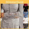 Elegant Women Casual Hollow Out Lace Long Sleeve Blouse With Round Neck