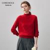 KEMOMBOCA Women's 2025 A/W Diamond Cable Knit Cashmere Sweater