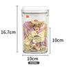 New Sealed Food Container Transparent with Lid Milk Powder Container Keep Fresh Press Type Noodle Storage Box Storage Container