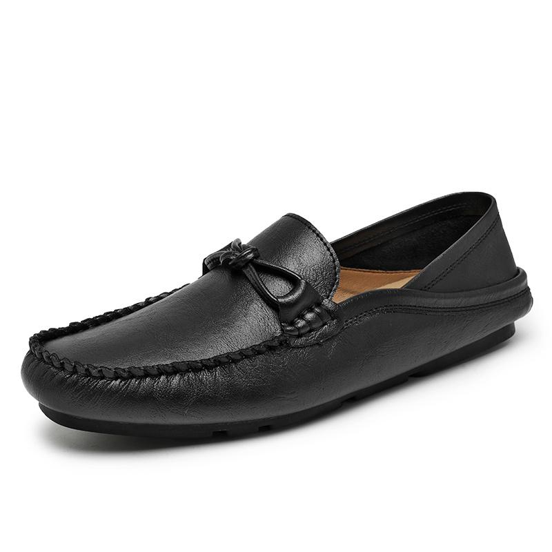 

2026 Summer Fashion Penny Loafers Men Casual Shoes Breathable Man Moccasins Leather Slip On Flats Lightweight Mens Driving Shoes 39