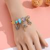 Luxury Crystal Bear Crown Clover Charms Bracelets for Women Girls Lovely Stainless Steel Bangle Accessories Gifts for Friends