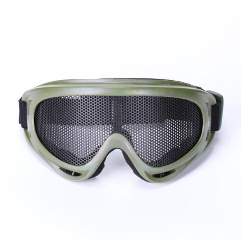 Mussel Impact-Resistant Iron Mesh Safety Goggles
