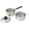 Maruyama Giken Induction and Gas Stove Made In Two-Tier Steamer, 16cm, 1.8L, ES-725, Compatible, Steamer, Saucepan, Japan, Tsubame-Sanjo