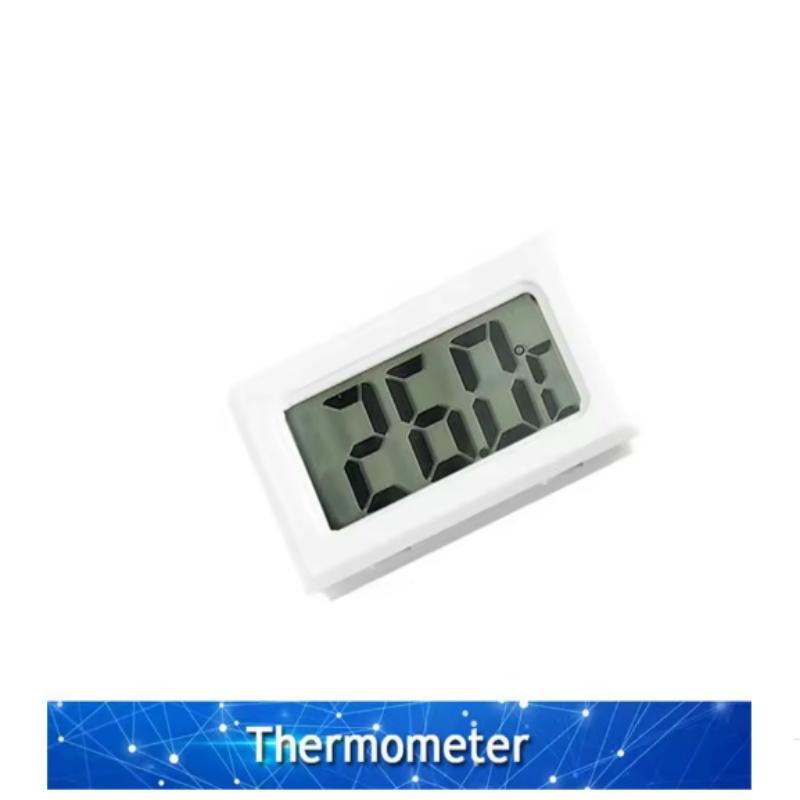 Mini LCD digital thermometer used for freezer temperature - 50-110℃ refrigerator thermometer indoor and outdoor waterproof probe