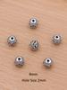 10Pcs Antique Silver Plated Hollow Butterfly Loose Spacer Beads For Jewelry Making Bracelet Accessories 8Mm