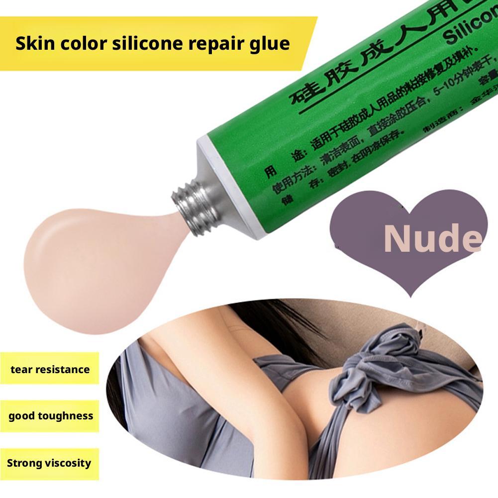Klej do naprawy zabawek silikonowych Klej do wypełniania modeli silikonowych lalek w kolorze cielistym Profesjonalny klej do naprawy lalek silikonowych