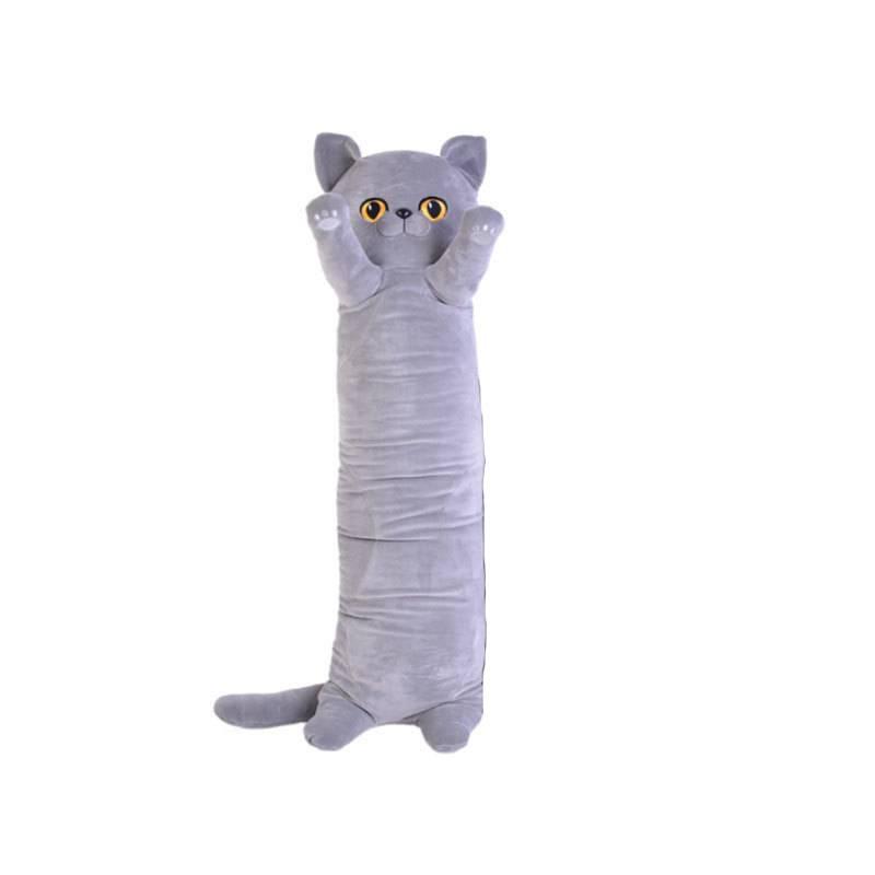 Soft And Cuddly Coconut Cat Plush Pillow For Girls' Bed