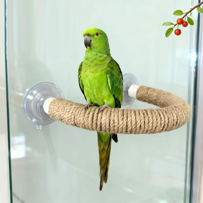 Bird Climbing Toy Teeth Mouth Molar Hamster Chew Rod Toy Perch Parrots Budgies Bird Exercise and Entertainment