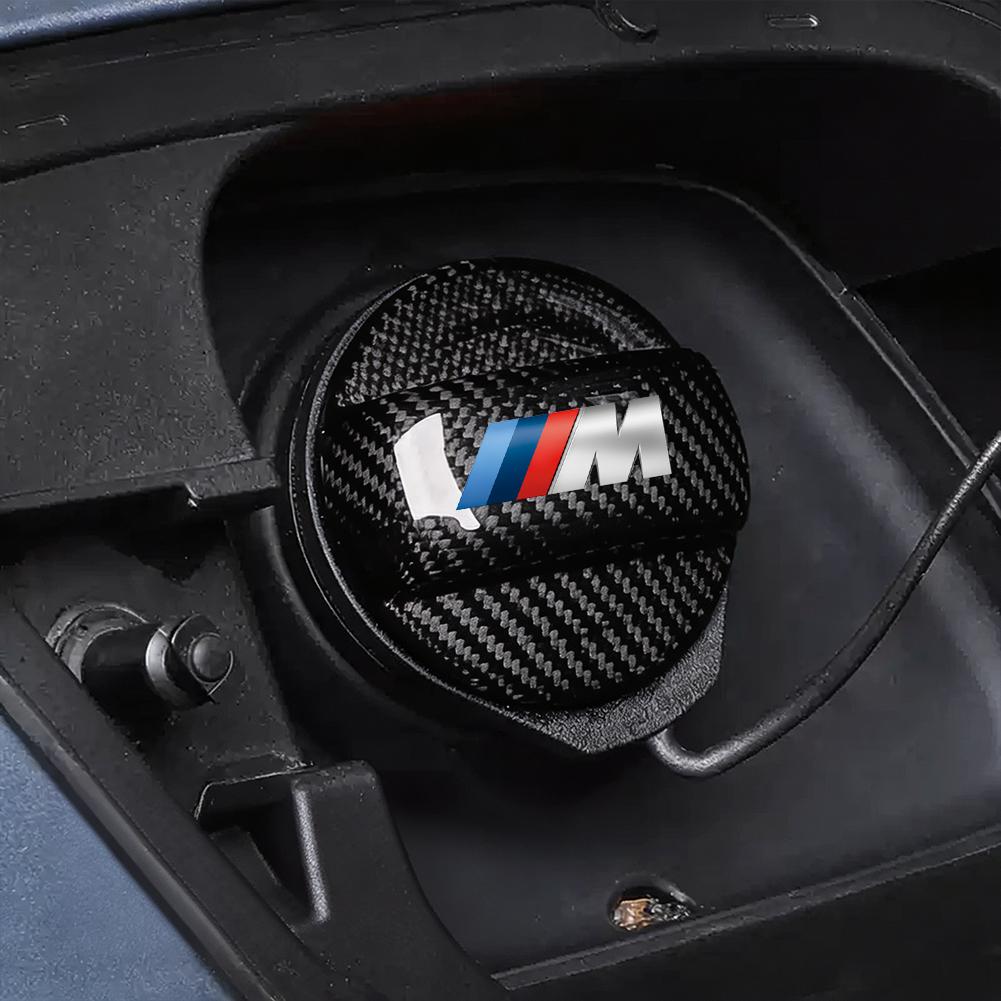 Carbon Fibre Fuel Cap Fuel Tank Decorative Protection Cover Stickers For BMW G80 G06 G07 G42 G14 G15 G16 F82 F20 F21 F83 M2 M3 M
