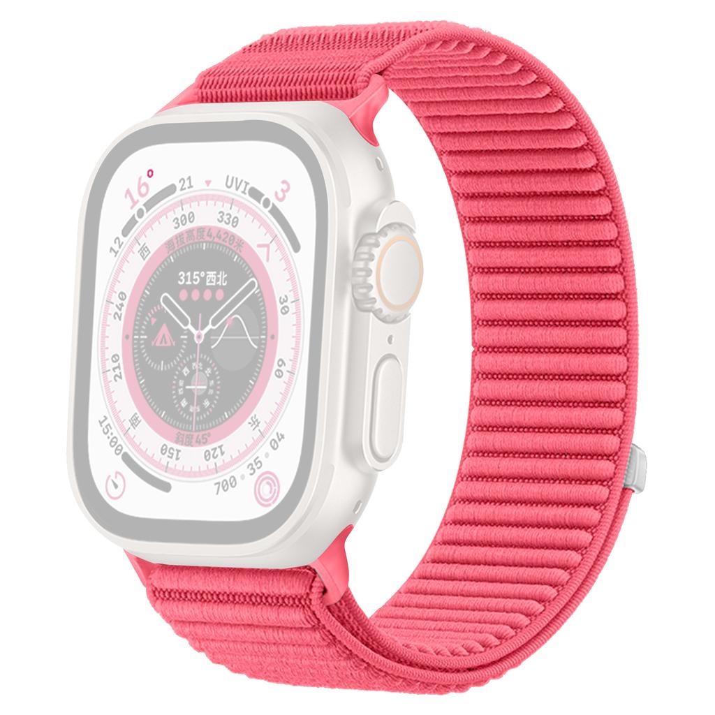 Wrist Strap for Apple Watch Series 10 9 8 7 SE 6 5 4 3 2 1 42mm 41mm 40mm 38mm Magic Tape Nylon Woven Watch Band