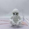 3D Printed Alien Statue Ornaments, Modern Alien Plastic Decorations, Sci-fi Room Space Fun Decorations, Unique Creative Gifts