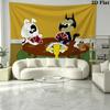 Felix the Cat Pattern Home Decor Tapestry, Wall Hanging, Decorative RV Wall Cloth.AGT261020301