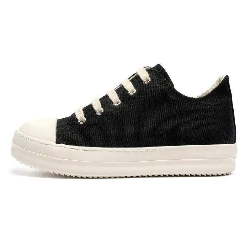 2025 Nuove Scarpe di Tela di Nicchia da Strada per Coppie Sneakers da Uomo Casual Fondo Spesso Scarpe da Uomo X189 Suola in Poliuretano Tomaia in Gomma