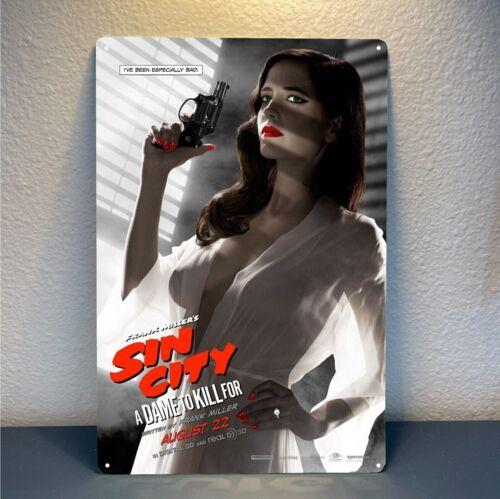 

Sin City A Dame To Kill For Retro Movie Metal Poster Tin Sign 20x30cm PlateAluminum 30x40cm(11.8x15.7inch)