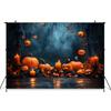 Mocsicka Halloween Backdrops For Photography Dark Night Jack-O-Lanterns Pumpkin Background Baby Shooting Props Decoration Studio